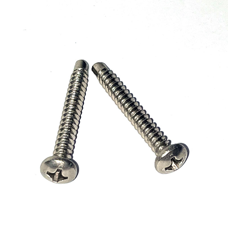 Selbstschneidende Phillips-Flachkopfschraube mit Pilotspitze